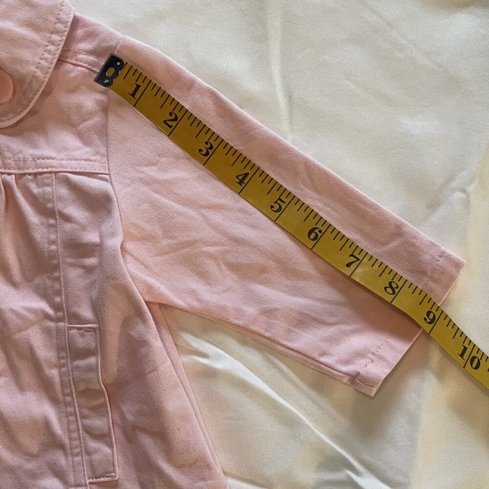 Baby Q Pink Button Cotton Jacket Size 6/9 M - Picture 4 of 8